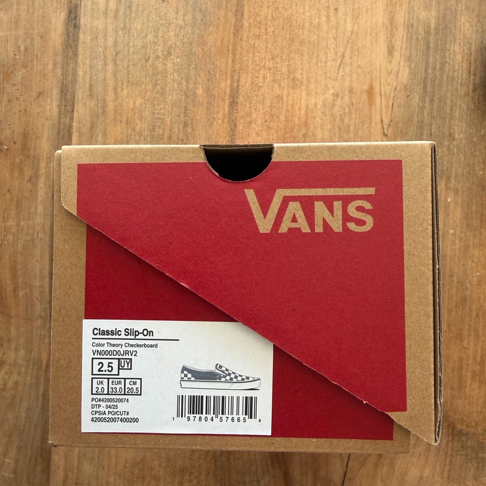 Vans Checkerboard Slip-On Shoes - Picture 3 of 5